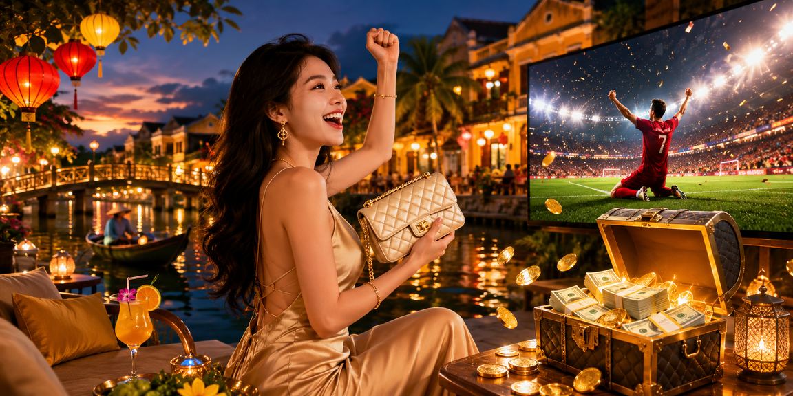 Khung cảnh đèn lồng Hội An về đêm gợi nhớ không khí lễ hội và các chương trình hoàn tiền hấp dẫn
