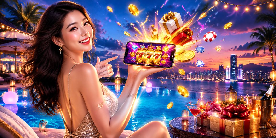 Người dùng tại Nha Trang thư giãn bên bãi biển và tham gia xổ số trực tuyến qua điện thoại di động