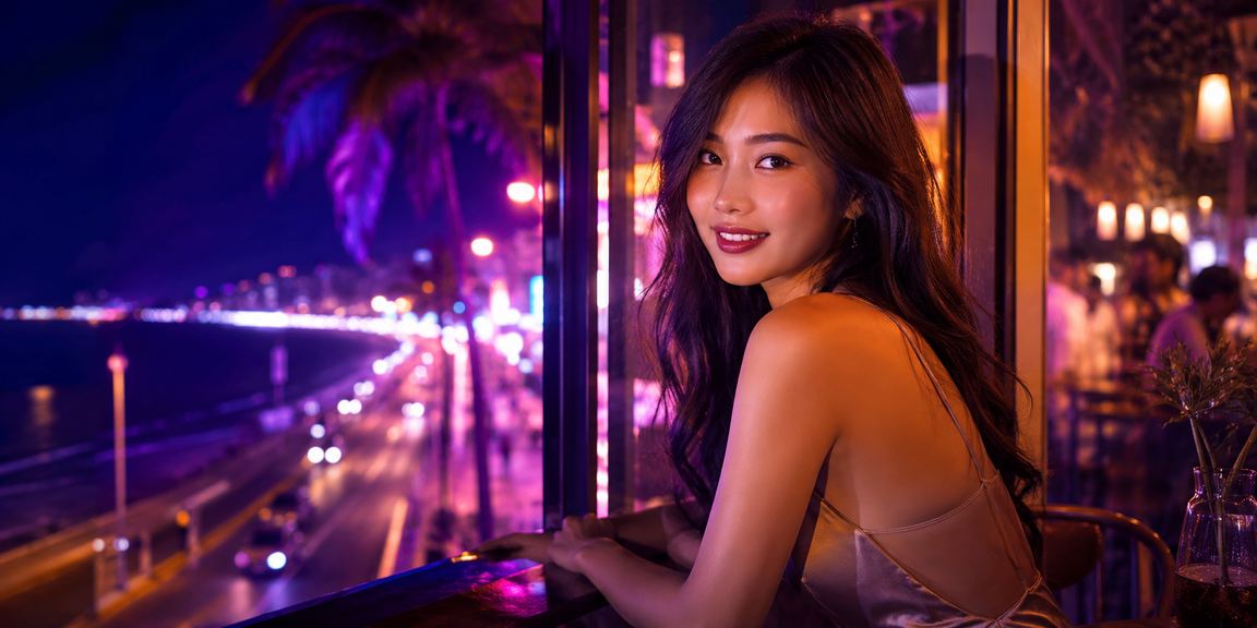 Người dùng tại Phan Thiết thư giãn và theo dõi kèo bóng đá quốc tế qua điện thoại bên ly cà phê